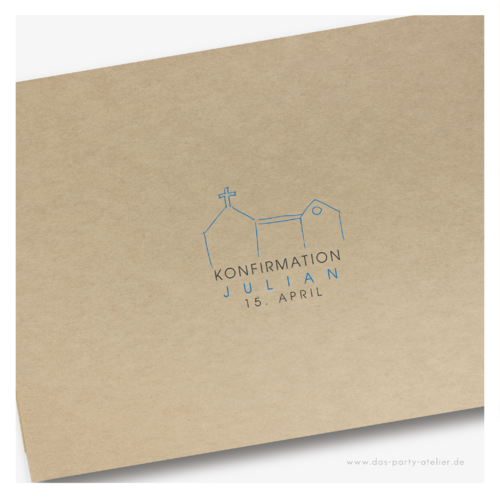 Kommunions-/Konfirmationskarte MEINE KIRCHE NATUR (mit Umschlag)