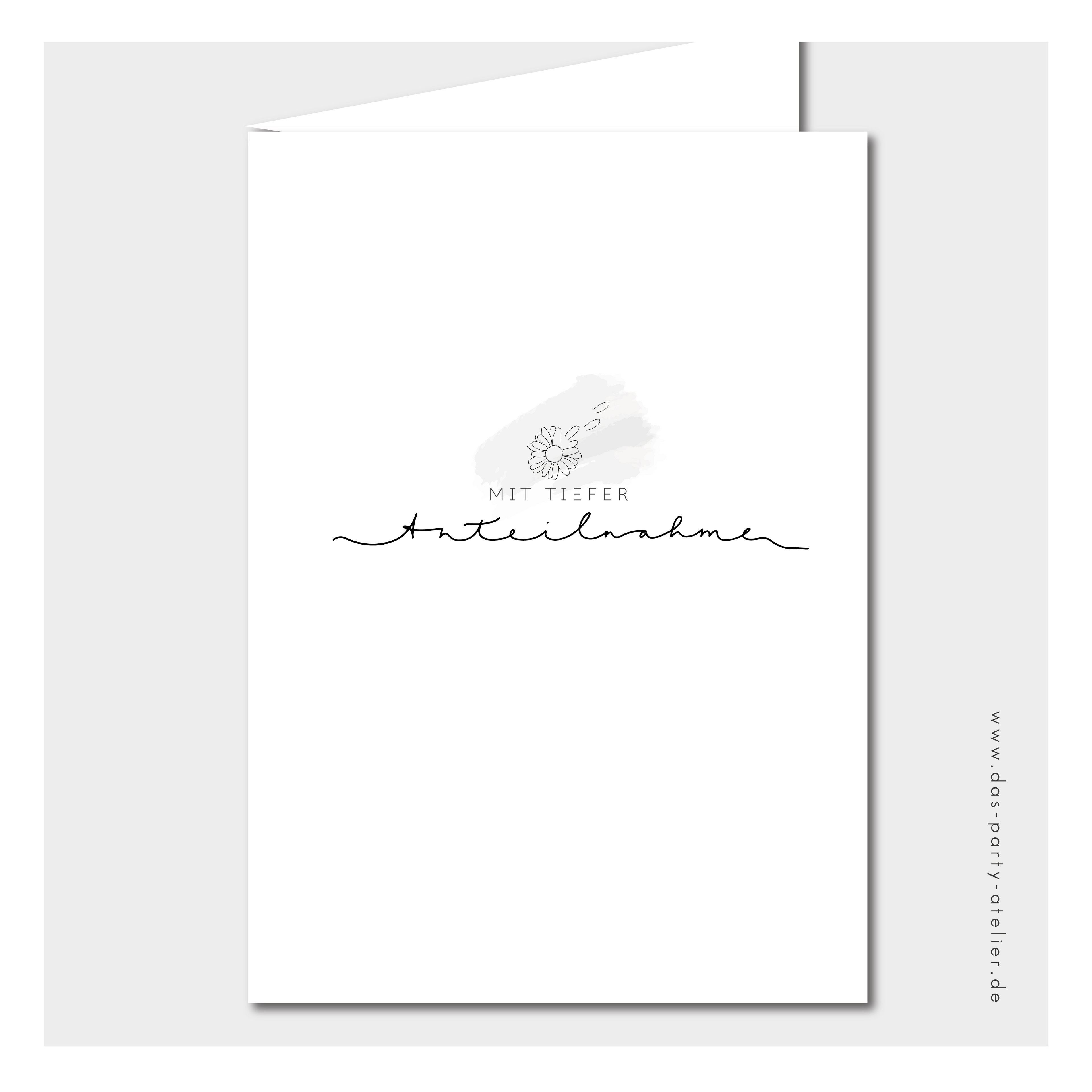 Beileidskarten (3er Set), verschiedene Designs