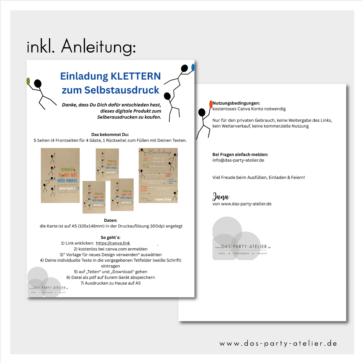 Einladung Klettern - als Selbstausdruck -