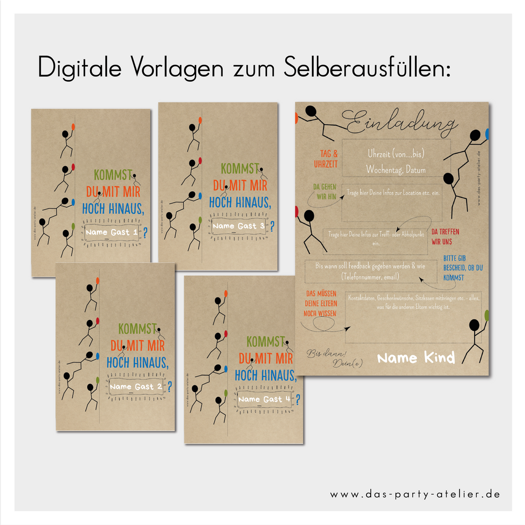 Einladung Klettern - als Selbstausdruck -