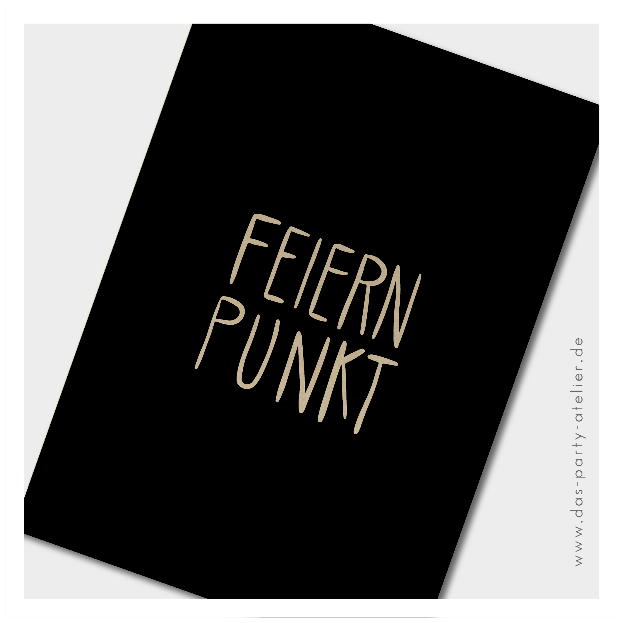 Partyeinladung (6er Pack) FEIERN PUNKT