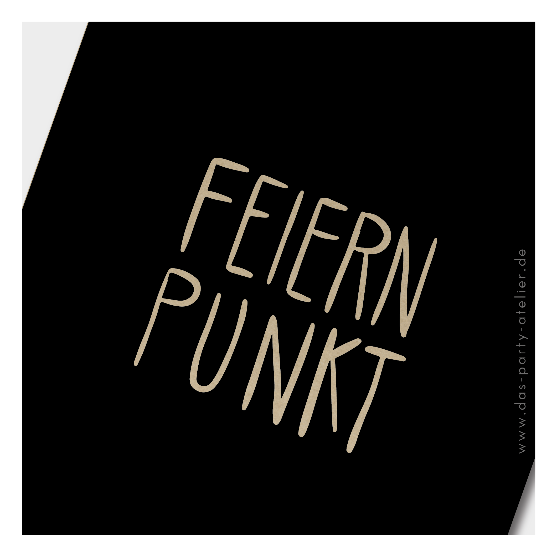 Partyeinladung (6er Pack) FEIERN PUNKT