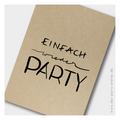 Partyeinladung (6er Pack) EINFACH WIEDER PARTY