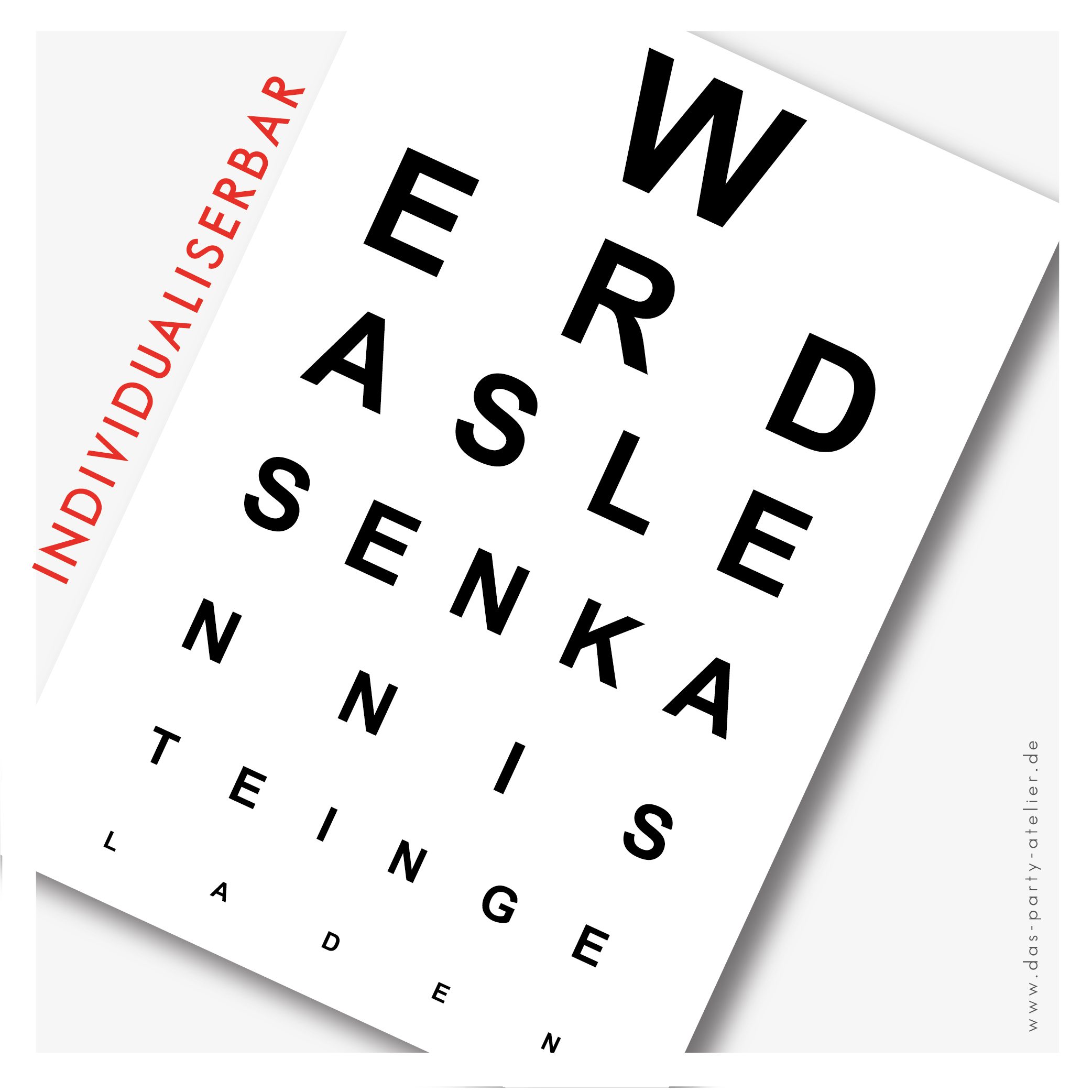 Karte SEHTEST - individualisierbar