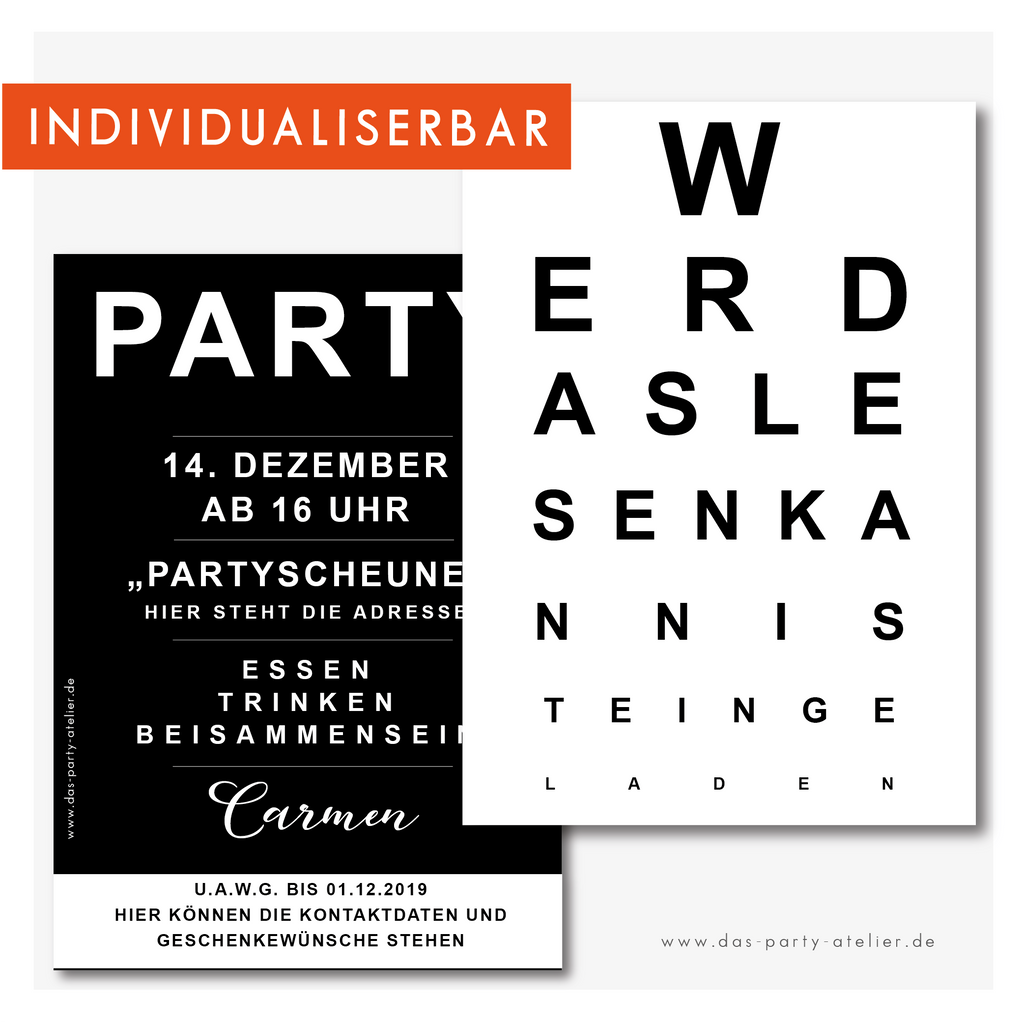 Karte SEHTEST - individualisierbar