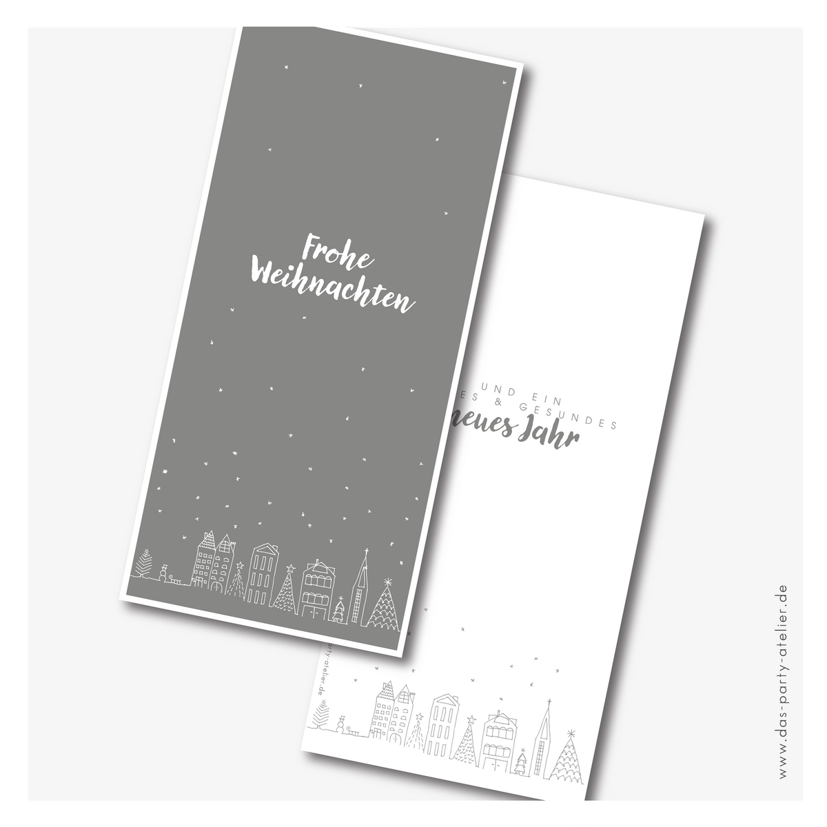 Kartenset "Winterliche Weihnacht"