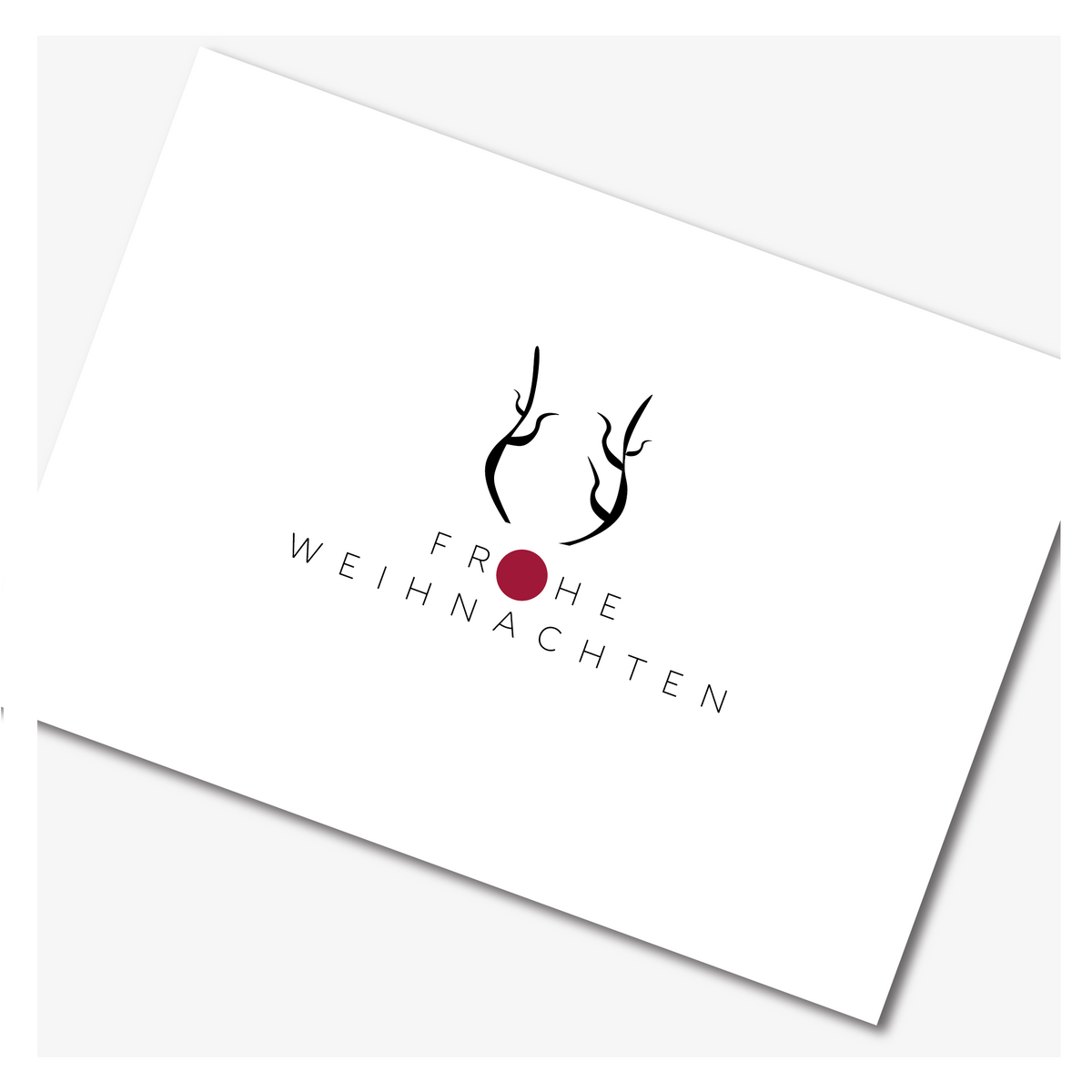 5er Set Weihnachtskarten MODERN MIT HUMOR