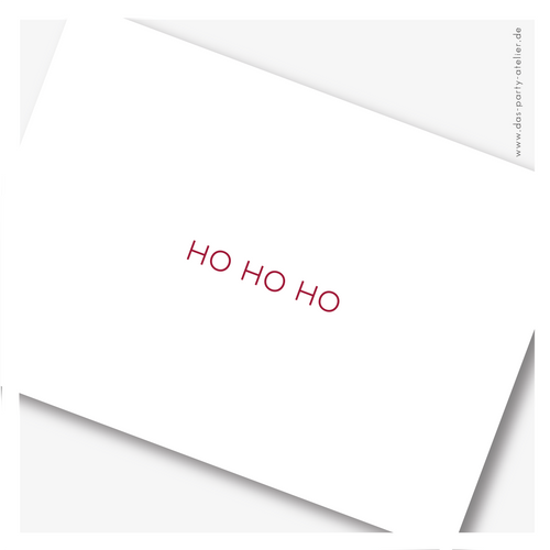 5er Set Weihnachtskarten MODERN MIT HUMOR