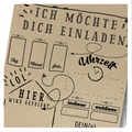 Einladung Kindergeburtstag (6er Pack) KRITZEL