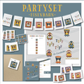 Partyset "EISENBAHN" (mehrteilig, für 7 Personen)